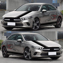 D-930 Lines Pattern Car Modified Decorative Sticker(Black)
