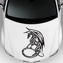 D-931 Pterosaur Pattern Car Modified Decorative Sticker(Black)