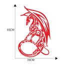 D-931 Pterosaur Pattern Car Modified Decorative Sticker(Red)