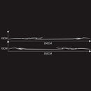 2 PCS/Set D-933 Lightning Pattern Car Modified Decorative Sticker(White)