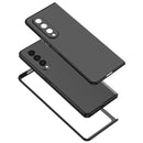 For Samsung Galaxy Z Fold4 Armor Foldable Phone Case(Black)
