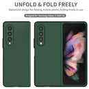 For Samsung Galaxy Z Fold4 Armor Foldable Phone Case(Dark Green)