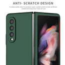 For Samsung Galaxy Z Fold4 Armor Foldable Phone Case(Dark Green)
