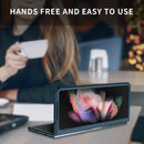 For Samsung Galaxy Z Fold4 Armor Foldable Phone Case(Dark Blue)