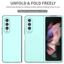For Samsung Galaxy Z Fold4 Armor Foldable Phone Case(Sky Blue)