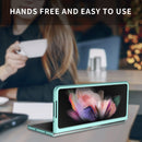 For Samsung Galaxy Z Fold4 Armor Foldable Phone Case(Sky Blue)