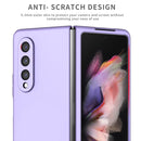 For Samsung Galaxy Z Fold4 Armor Foldable Phone Case(Purple)