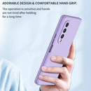 For Samsung Galaxy Z Fold4 Armor Foldable Phone Case(Purple)