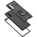 For Samsung Galaxy Z Fold4 Matte UV Shockproof Phone Case(Black)