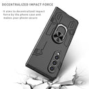 For Samsung Galaxy Z Fold4 Matte UV Shockproof Phone Case(Black)