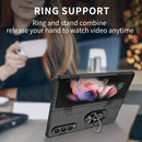 For Samsung Galaxy Z Fold4 Matte UV Shockproof Phone Case(Black)