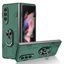 For Samsung Galaxy Z Fold4 Matte UV Shockproof Phone Case(Dark Green)