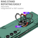 For Samsung Galaxy Z Fold4 Matte UV Shockproof Phone Case(Dark Green)