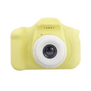 X2S 2.0 Inch LCD Screen Mini Children Camera Digital Camera, Resolution:HD Single Camera 1300W+ 32G Memory Card + Card Reader + Cartoon Stickers(Yellow)