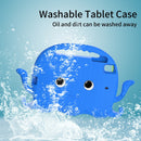 Octopus EVA Shockproof Tablet Case with Screen Film & Shoulder Strap For iPad mini 5 / 4 / 3 / 2 / 1(Blue)