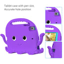 Octopus EVA Shockproof Tablet Case with Screen Film & Shoulder Strap For iPad mini 5 / 4 / 3 / 2 / 1(Purple)
