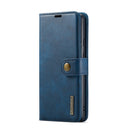 For Google Pixel 6A DG.MING Crazy Horse Texture Detachable Magnetic Leather Phone Case(Blue)
