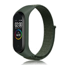 For Xiaomi Mi Band 7 Nylon Weave Watch Band(Army Green)