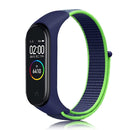 For Xiaomi Mi Band 7 Nylon Weave Watch Band(Lime)