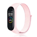 For Xiaomi Mi Band 7 Nylon Weave Watch Band(Pearl Pink)