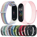 For Xiaomi Mi Band 7 Nylon Weave Watch Band(Bright Yellow)