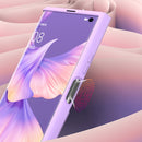 For Huawei Mate Xs 2 GKK Skin Feel Folding Full Coverage Phone Case with Holder(Matcha Green)