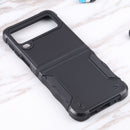 For Samsung Galaxy Z Flip4 Non-slip Shockproof Armor Phone Case(Black)