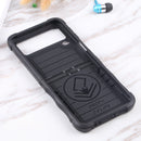 For Samsung Galaxy Z Flip4 Non-slip Shockproof Armor Phone Case(Black)