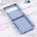 For Samsung Galaxy Z Flip4 Non-slip Shockproof Armor Phone Case(White)