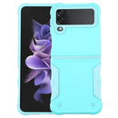 For Samsung Galaxy Z Flip4 Non-slip Shockproof Armor Phone Case(Mint Green)