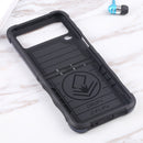 For Samsung Galaxy Z Flip4 Non-slip Shockproof Armor Phone Case(Blue)