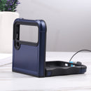 For Samsung Galaxy Z Flip4 Non-slip Shockproof Armor Phone Case(Blue)