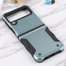 For Samsung Galaxy Z Flip4 Non-slip Shockproof Armor Phone Case(Green)