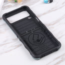 For Samsung Galaxy Z Flip4 Non-slip Shockproof Armor Phone Case(Green)