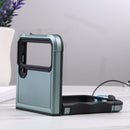 For Samsung Galaxy Z Flip4 Non-slip Shockproof Armor Phone Case(Green)