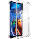 For Motorolo Moto E32 4G IMAK All-inclusive Shockproof Airbag TPU Case with Screen Protector(Transparent)