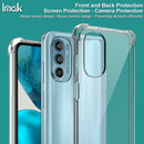 For Motorolo Moto G52 4G / G82 5G IMAK All-inclusive Shockproof Airbag TPU Case with Screen Protector(Transparent)