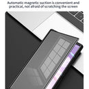 For Huawei Mate Xs 2 Side Frame Stick Leather Magnetic Phone Case(Litchi Texture Red)