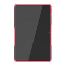 For Lenovo Tab M10 Plus 10.6 3rd Gen 2022 Tire Texture TPU+PC Shockproof Case with Holder(Pink)