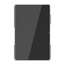 For Lenovo Tab M10 Plus 10.6 3rd Gen 2022 Tire Texture TPU+PC Shockproof Case with Holder(Black)