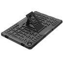 For Lenovo Tab M10 Plus 10.6 3rd Gen 2022 Tire Texture TPU+PC Shockproof Case with Holder(Black)