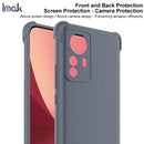 For Xiaomi 12 Pro IMAK All-inclusive Shockproof Airbag TPU Phone Case (Matte Black)