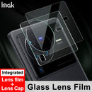 For vivo X80 Pro 5G imak Integrated Rear Camera Lens Tempered Glass Film with Lens Cap