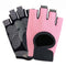 Outdoor Half-finger Cycling Fitness Non-slip Breathable Thin Sports Gloves, Size:M(ç²‰è‰²)