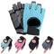 Outdoor Half-finger Cycling Fitness Non-slip Breathable Thin Sports Gloves, Size:L(Black)