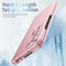 For Samsung Galaxy Z Fold3 5G Electroplating Hinged Folding Phone Case with S Pen Fold Edtion(Pink)