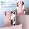 For Samsung Galaxy Z Fold3 5G Electroplating Hinged Folding Phone Case with S Pen Fold Edtion(Pink)