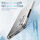 For Samsung Galaxy Z Fold3 5G Electroplating Hinged Folding Phone Case with S Pen Fold Edtion(Silver)
