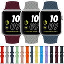 Weave Texture Watch Band For Apple Watch Ultra 49mm / Series 8&7 45mm / SE 2&6&SE&5&4 44mm / 3&2&1 42mm(Black)