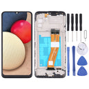 LCD Screen and Digitizer Full Assembly with Frame For Samsung Galaxy A02s SM-A025F